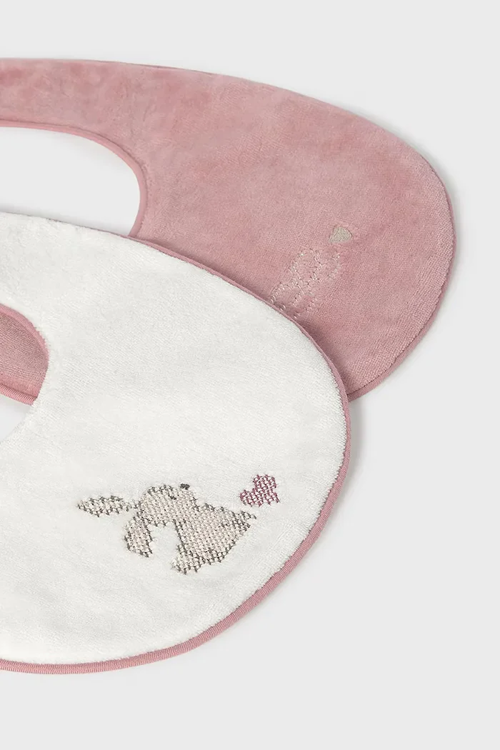 Mayoral Newborn Лигавник за бебе 2 броя розов 9138