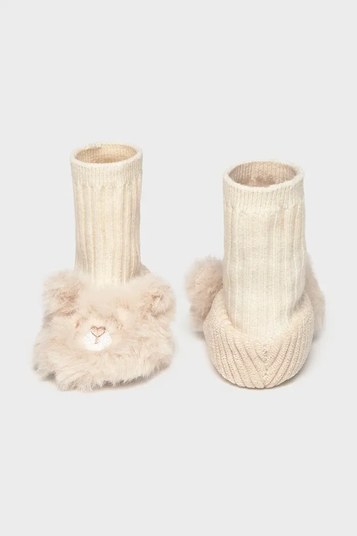 Mayoral Newborn обувки за бебе бежови 9154