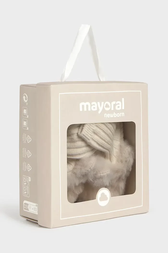 Mayoral Newborn обувки за бебе бежови 9154