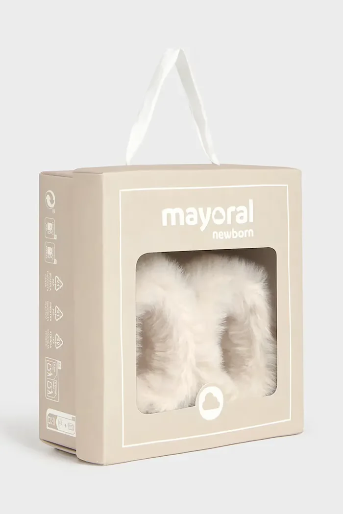 Mayoral Newborn обувки за бебе бежови 9163