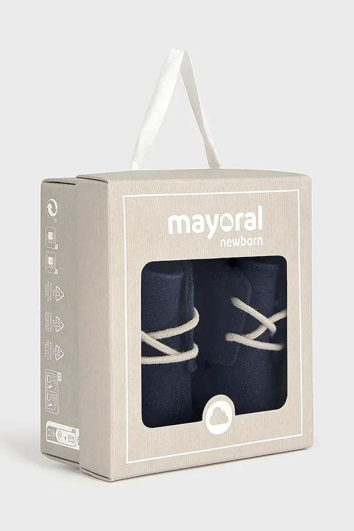 Mayoral Newborn половинки обувки за бебе тъмносини 9149
