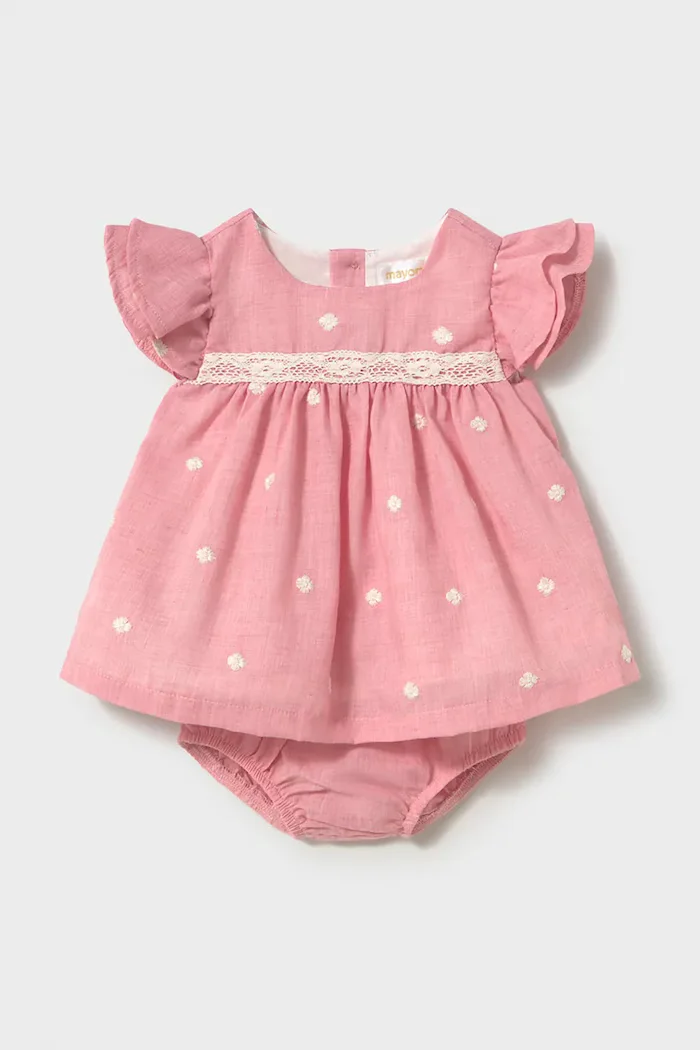 Mayoral Newborn Рокля в розово къса разкроена 1802