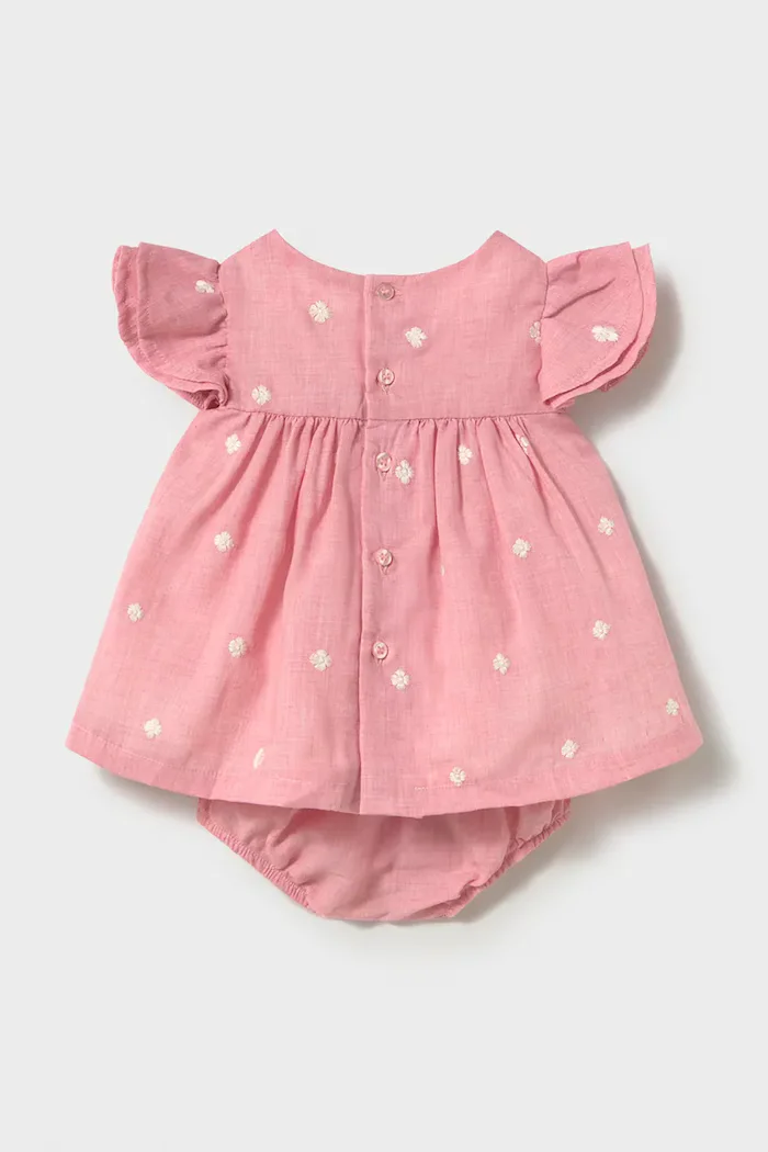 Mayoral Newborn Рокля в розово къса разкроена 1802
