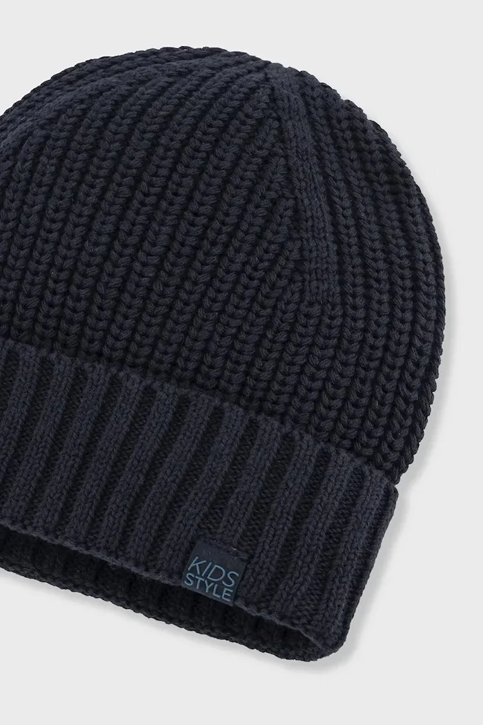 Mayoral шапка beanie за деца тъмносиня 10307