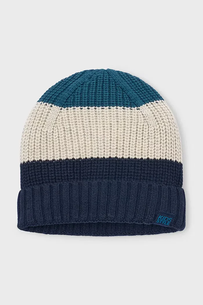 Mayoral шапка beanie за деца тюркоазена 10307