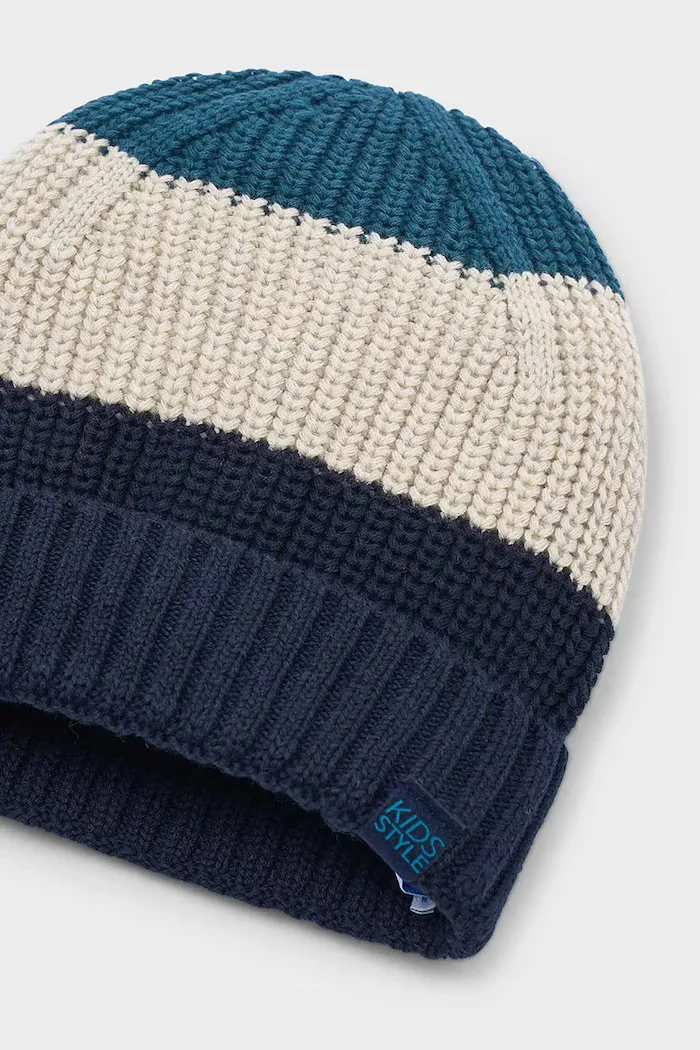 Mayoral шапка beanie за деца тюркоазена 10307