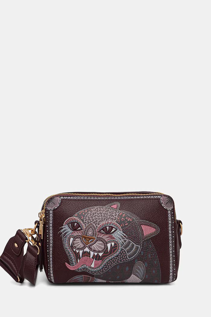 Medicine чанта crossbody дамска бордо