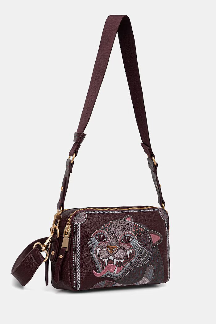 Medicine чанта crossbody дамска бордо