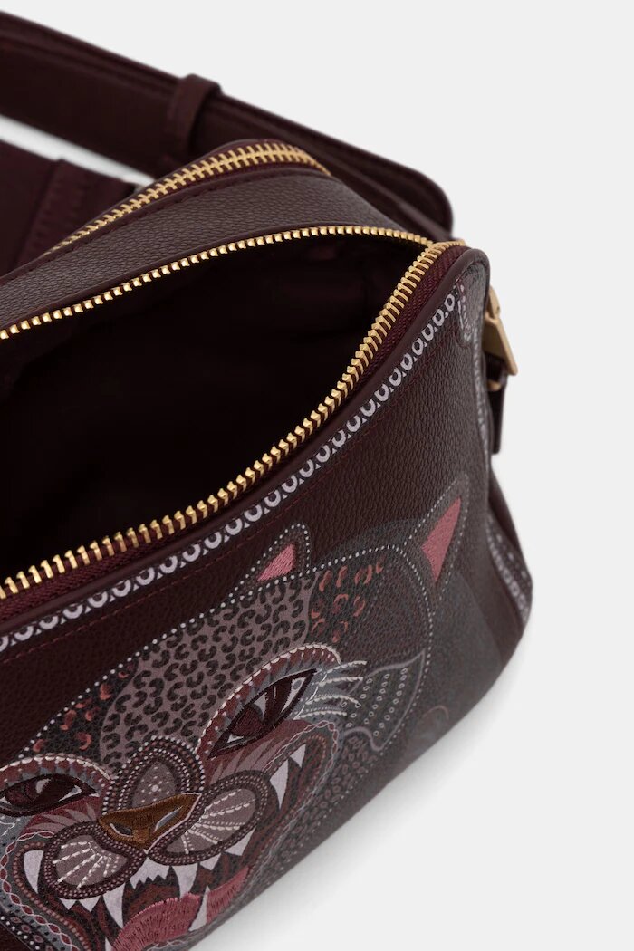 Medicine чанта crossbody дамска бордо