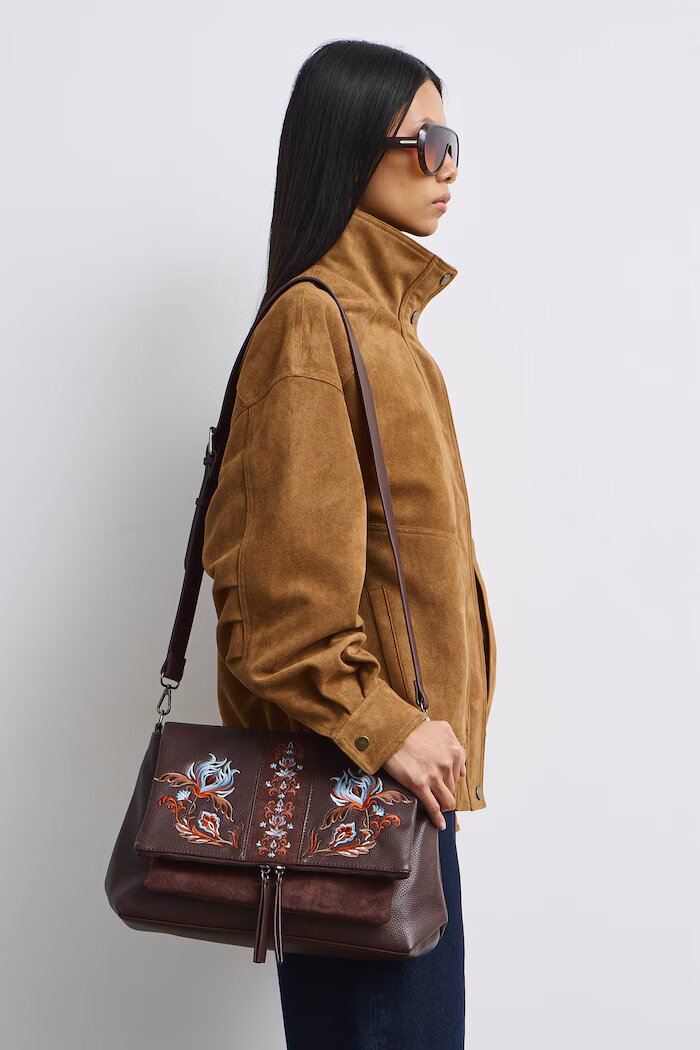 Medicine чанта crossbody дамска кафява