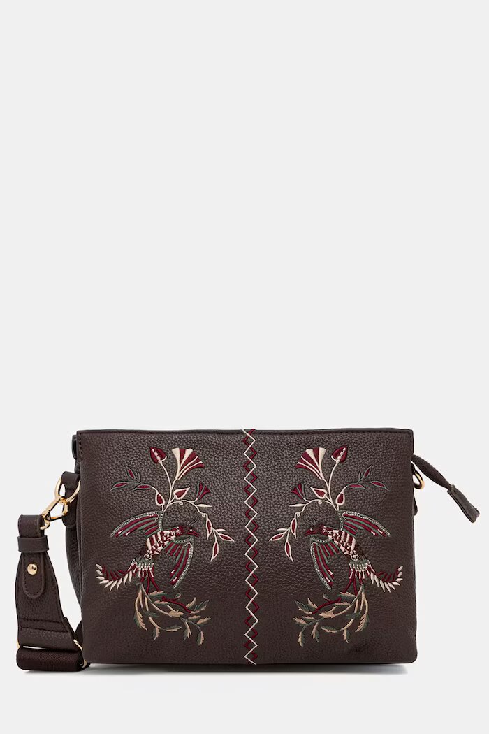 Medicine чанта crossbody дамска кафява