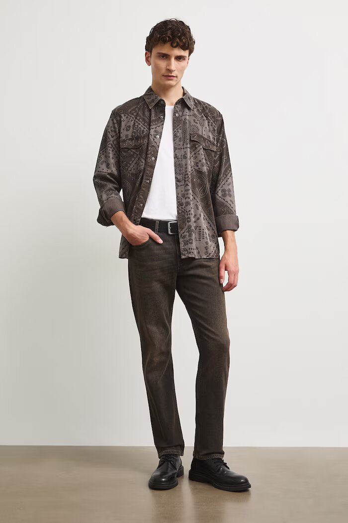 Medicine дънки slim fit мъжки кафяви