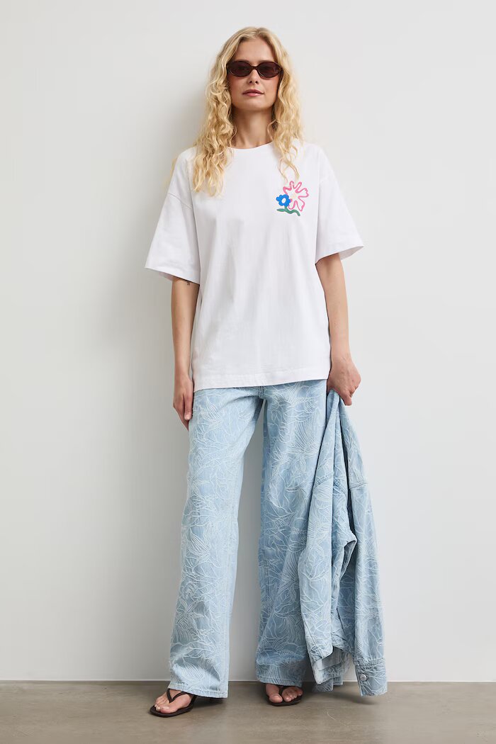 Medicine дънки wide leg дамски сини