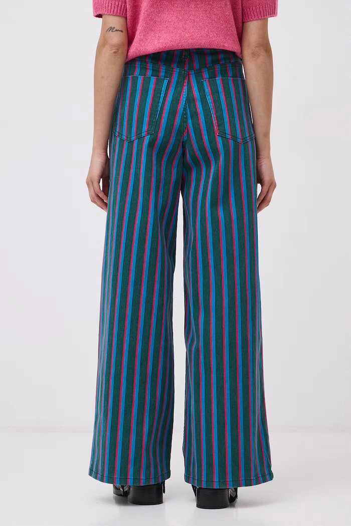 Medicine дънки wide leg дамски зелени