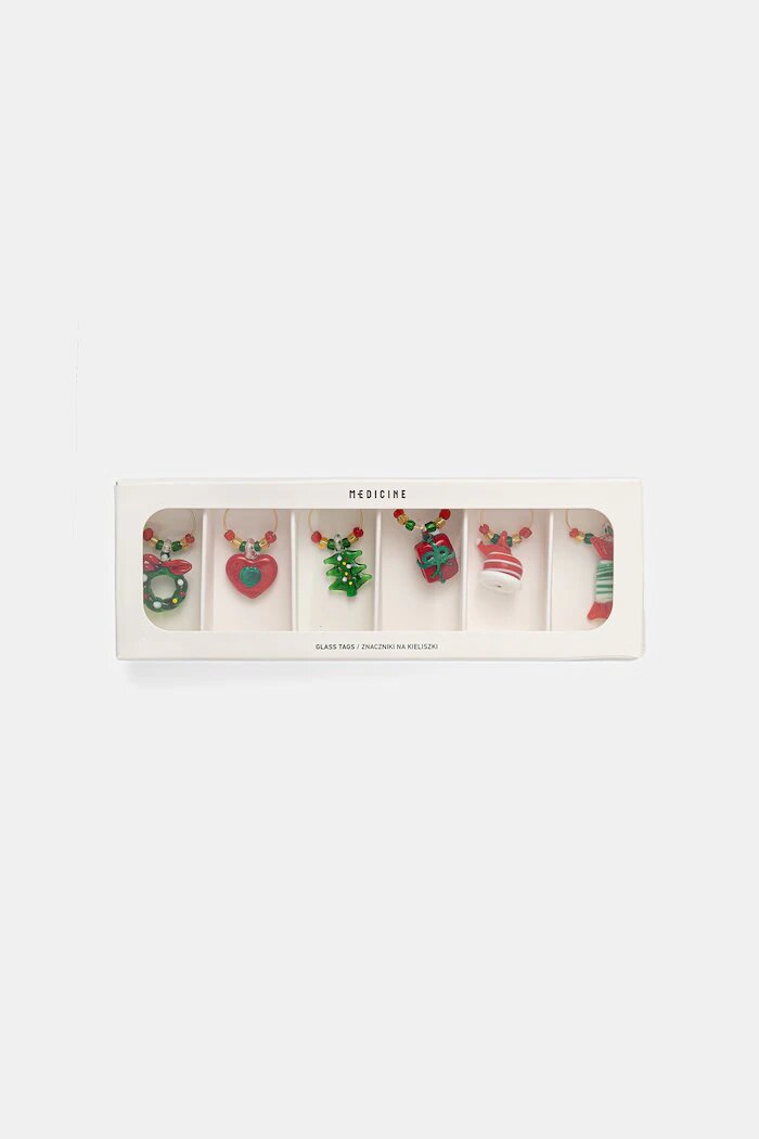 Medicine етикети за чаши от стъкло 6-pack