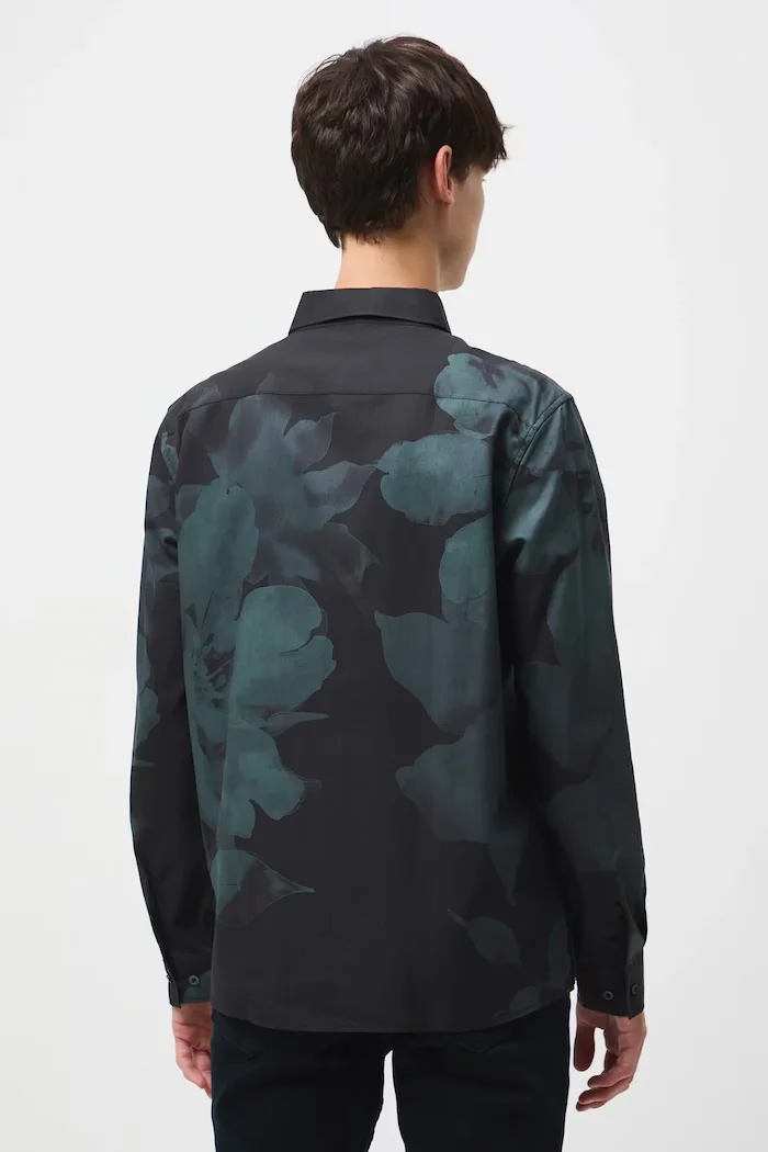 Medicine Риза в зелено със стандартна кройка с класическа яка