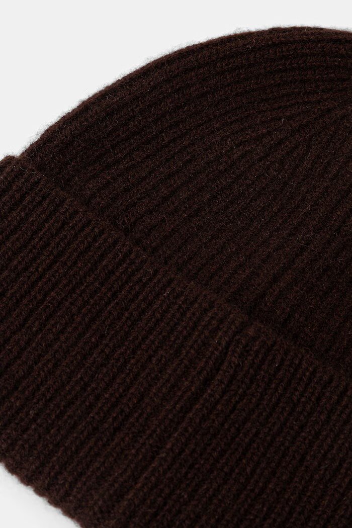 Medicine шапка beanie дамска от кашмир кафява