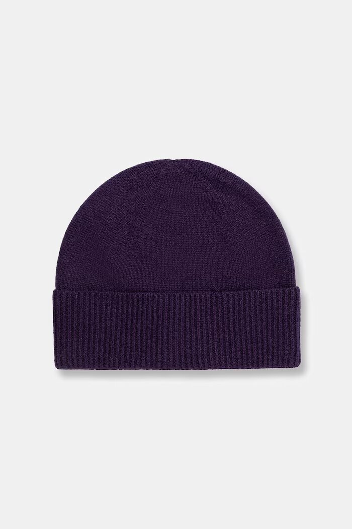 Medicine шапка beanie дамска от вълна виолетова