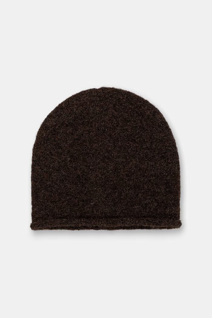 Medicine шапка beanie дамска с вълна кафява
