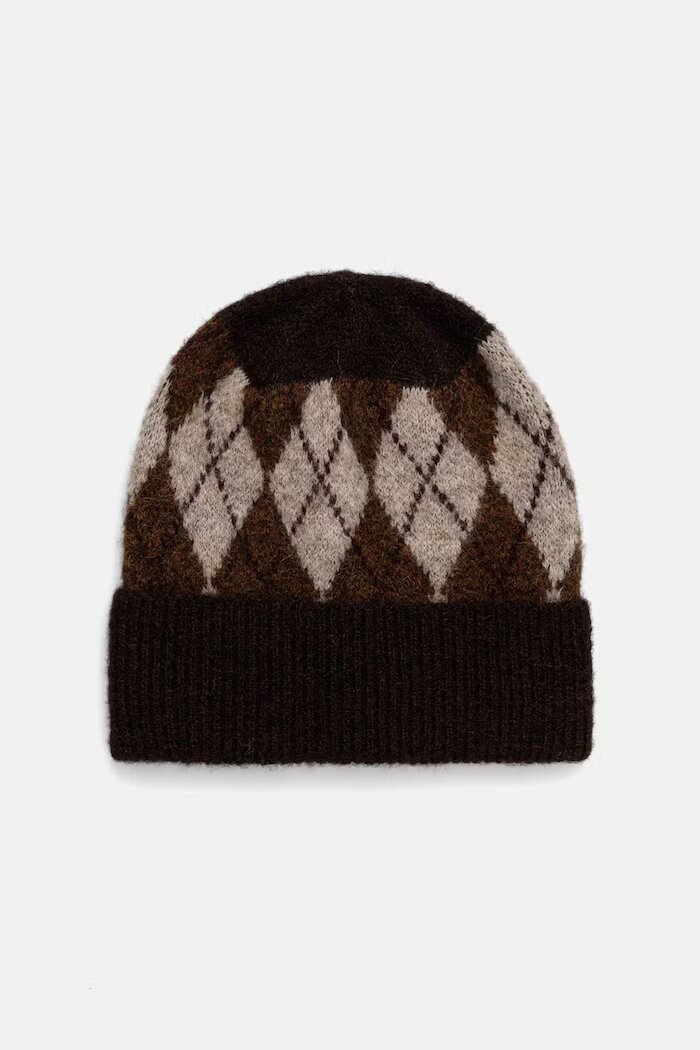Medicine шапка beanie дамска с вълна многоцветна
