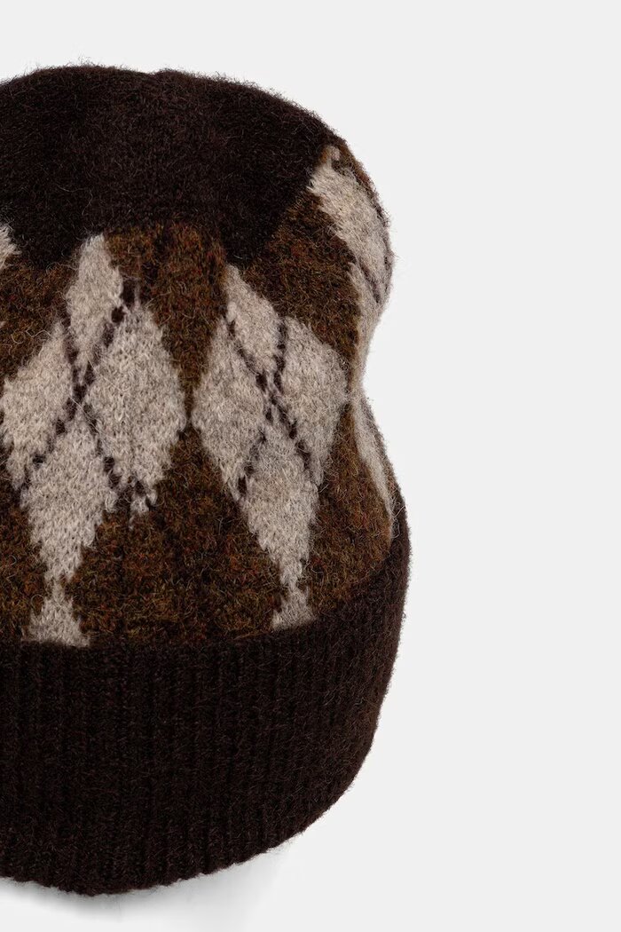 Medicine шапка beanie дамска с вълна многоцветна