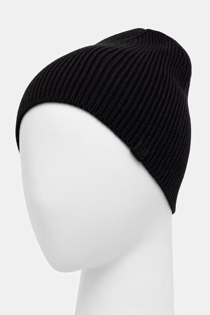 Medicine шапка beanie мъжка от памучна материя черна