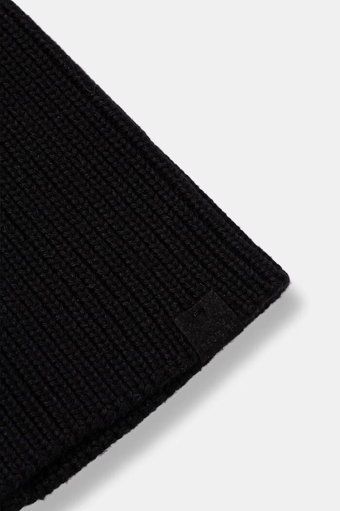 Medicine шапка beanie мъжка от памучна материя черна