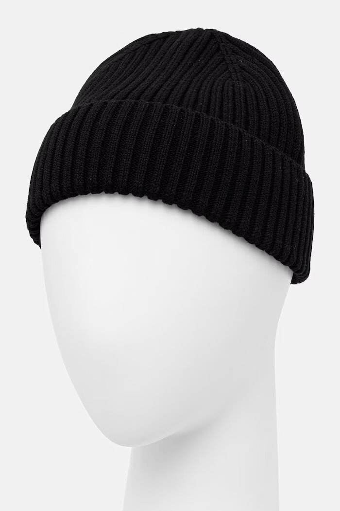 Medicine шапка beanie мъжка от памук черна