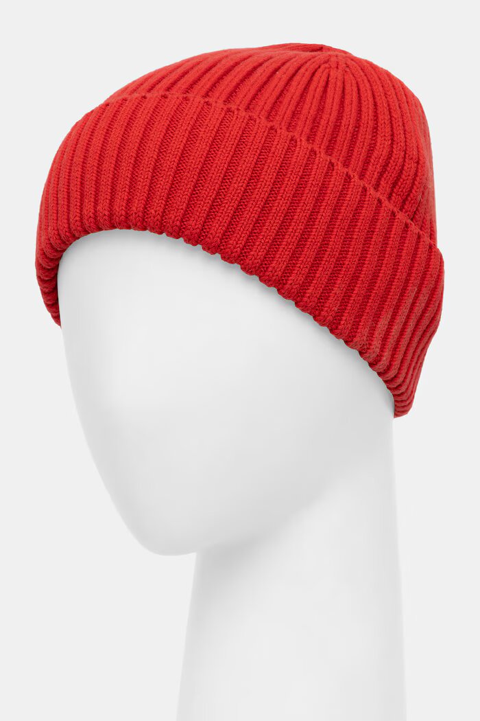 Medicine шапка beanie мъжка от памук червена