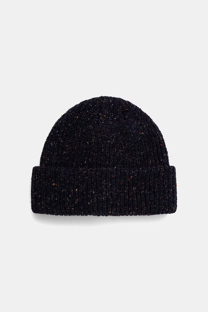 Medicine шапка beanie мъжка с вълна тъмносиня