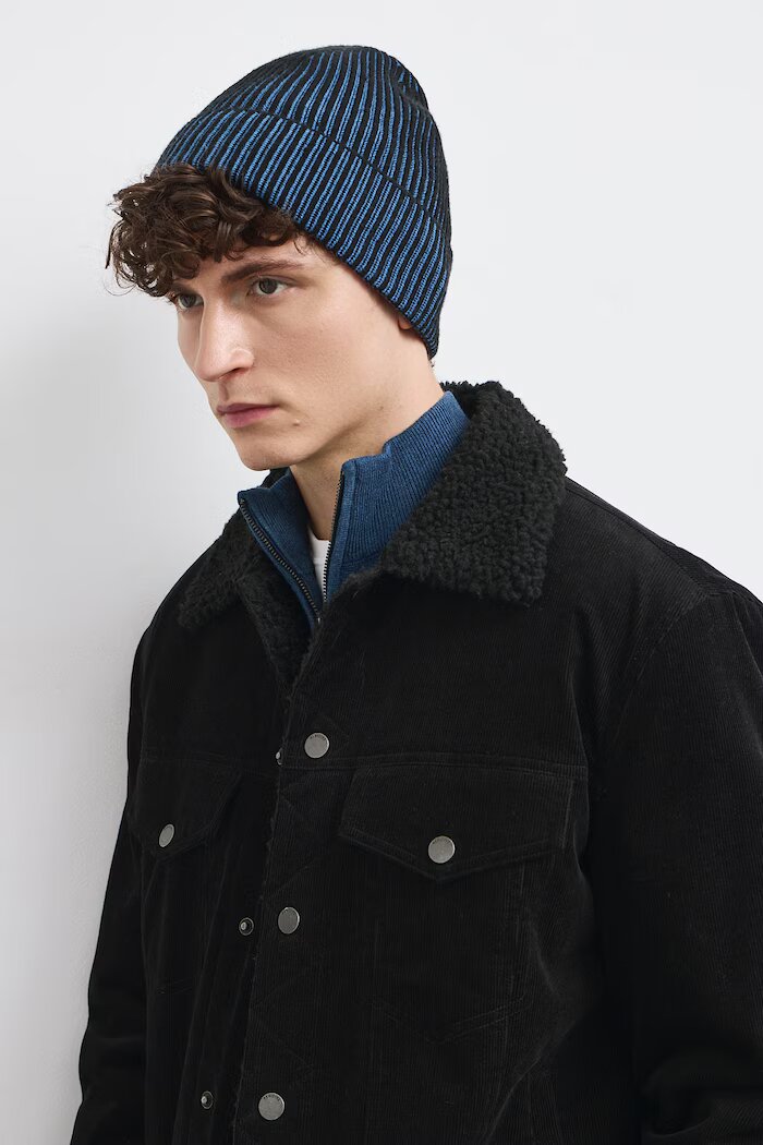 Medicine шапка beanie мъжка тъмносиня