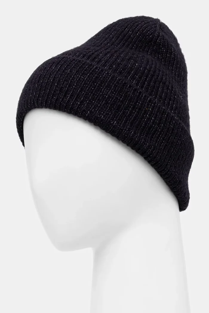 Medicine шапка beanie с вълна тъмносиня