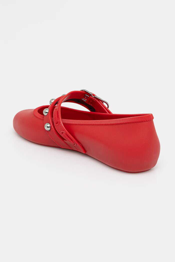 Melissa балеринки SOFT BALLERINA STUDS AD червени M37049