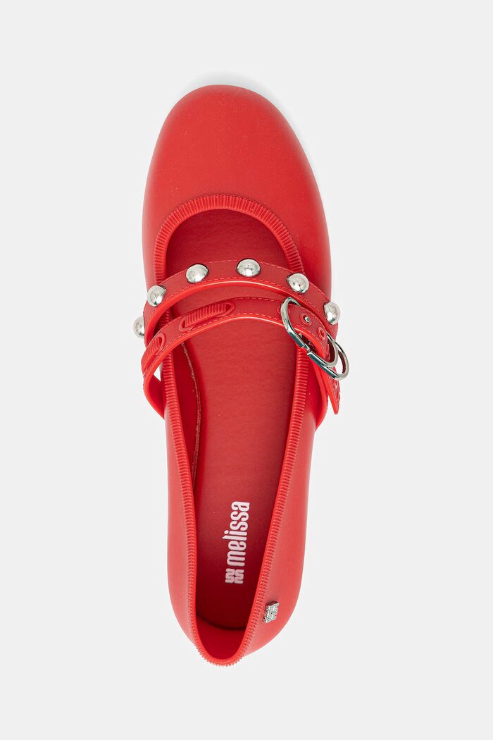 Melissa балеринки SOFT BALLERINA STUDS AD червени M37049