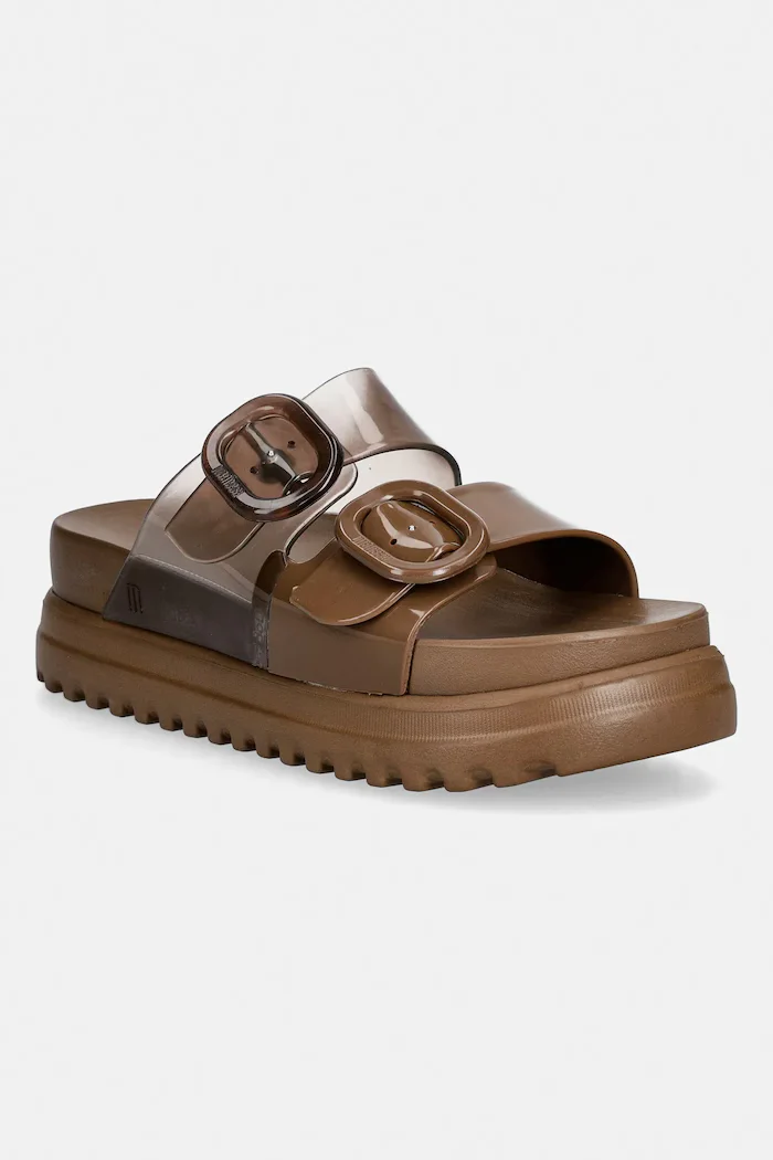 Melissa Чехли COZY PLATFORM AD в кафяво с платформа M 36158 BT685