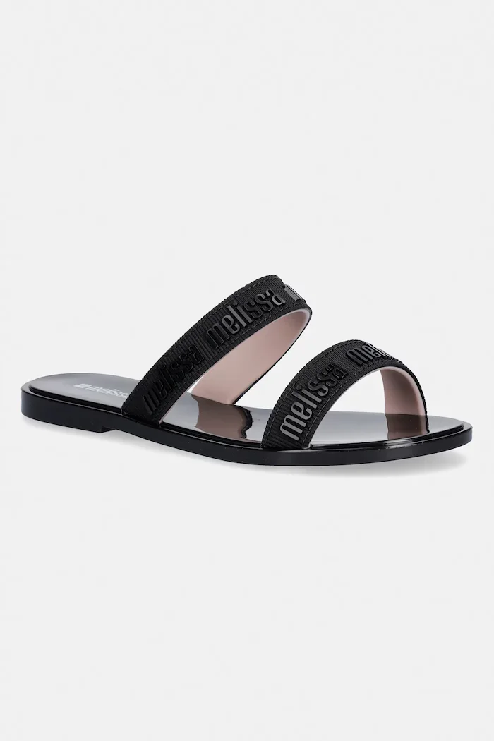 Melissa Чехли M LOVER DUO SLIDE AD в черно M 38016 BT050