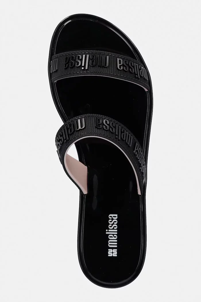 Melissa Чехли M LOVER DUO SLIDE AD в черно M 38016 BT050