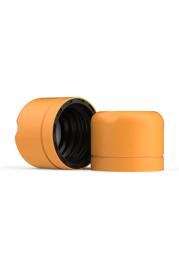 memobottle Бутилка за вода Original Slim 450 ml в оранжево