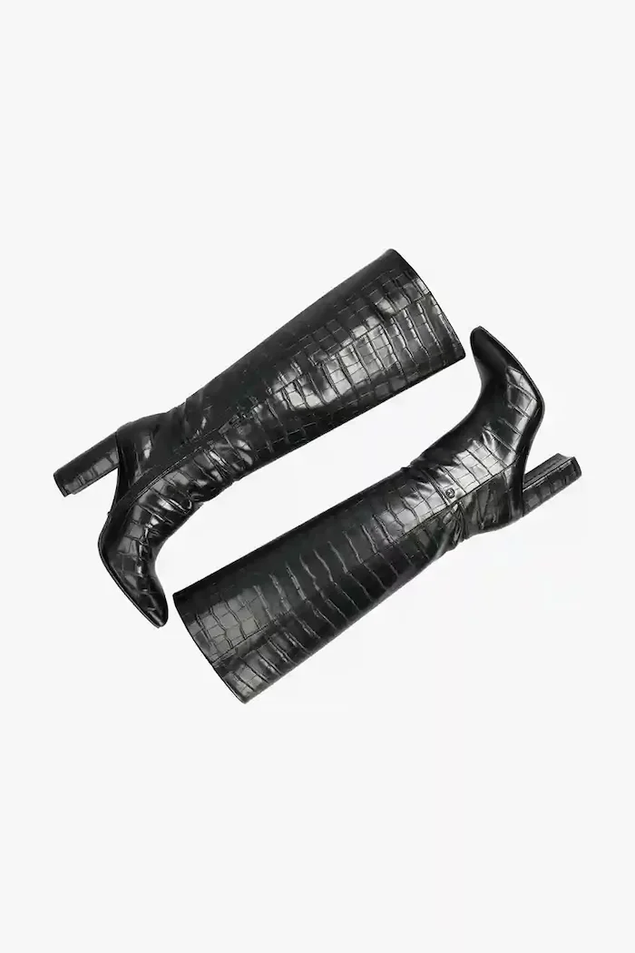 Mexx Боти KRYSTAL INDY в черно с дебел ток MI001800153W-01