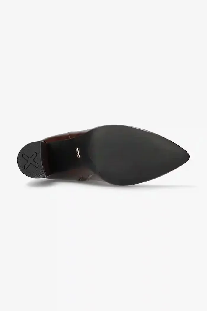 Mexx Ботуши KRYSTAL INDY в кафяво с дебел ток MI001800153W