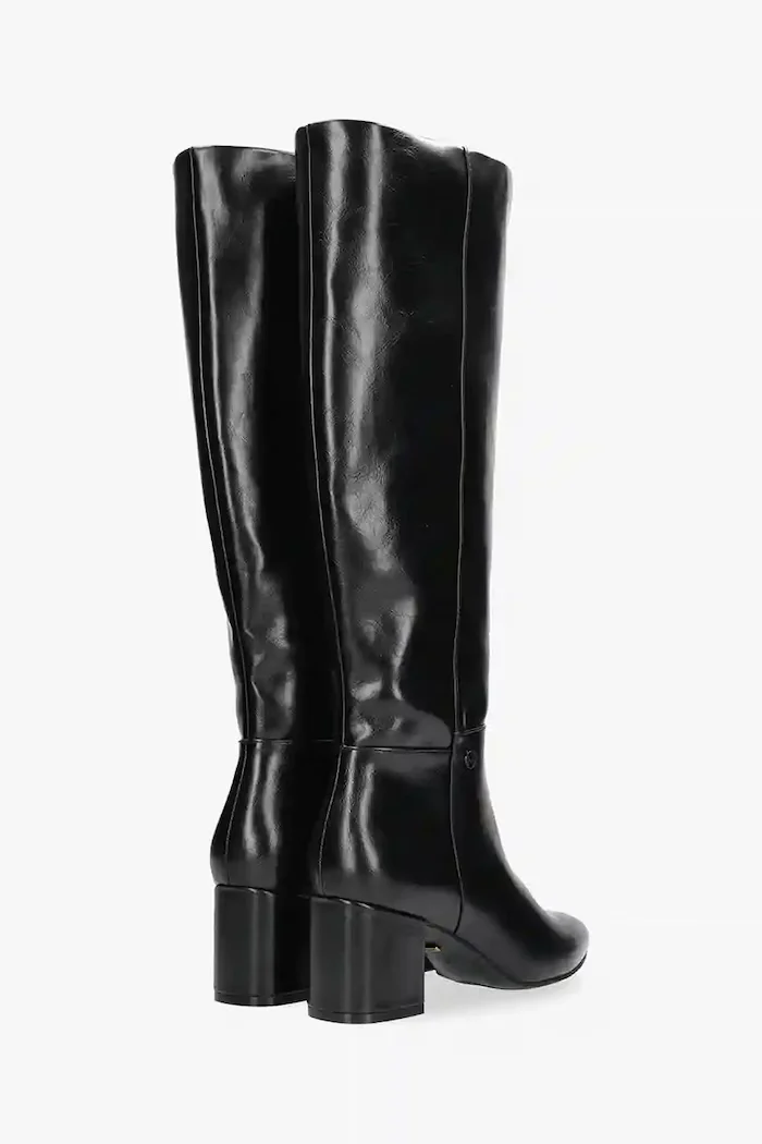 Mexx Ботуши PLUCK MILA в черно с дебел ток MI001800353W