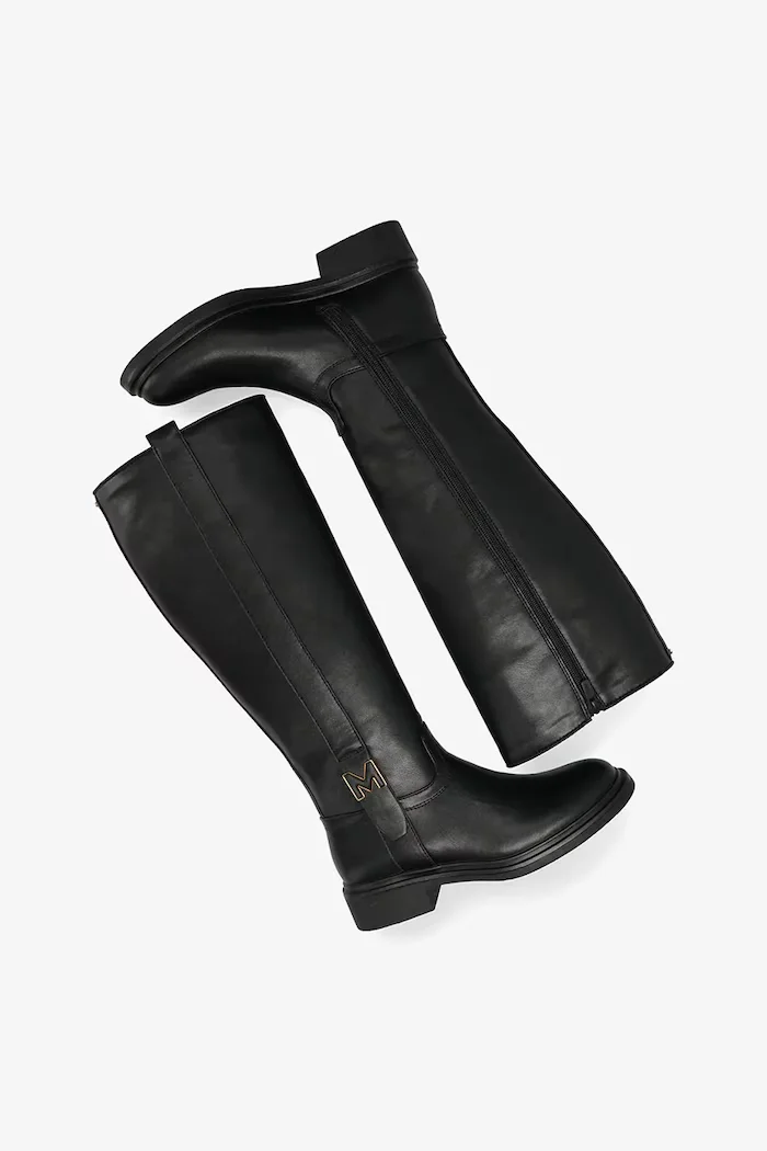Mexx Ботуши SAYA ROLLER в черно с равна подметка MI001801753W-01