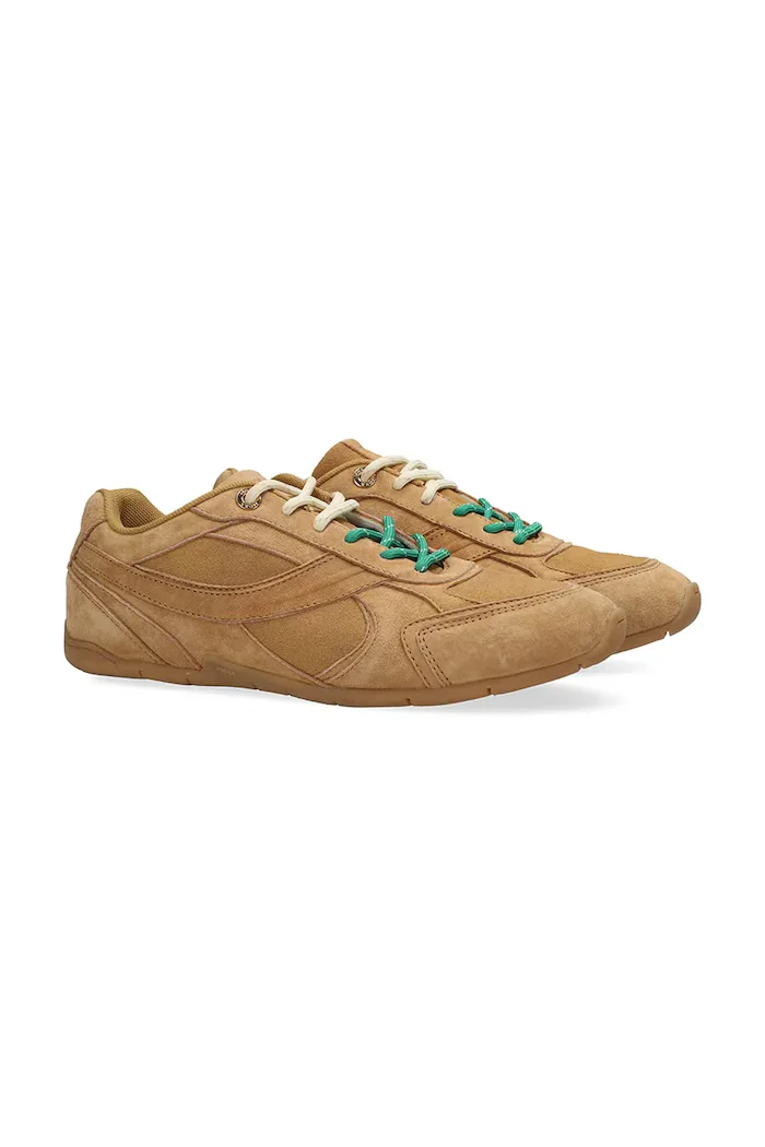 Mexx TYCE SPICY Sneaker маратонки дамски от кожа кафяви MI001001261W
