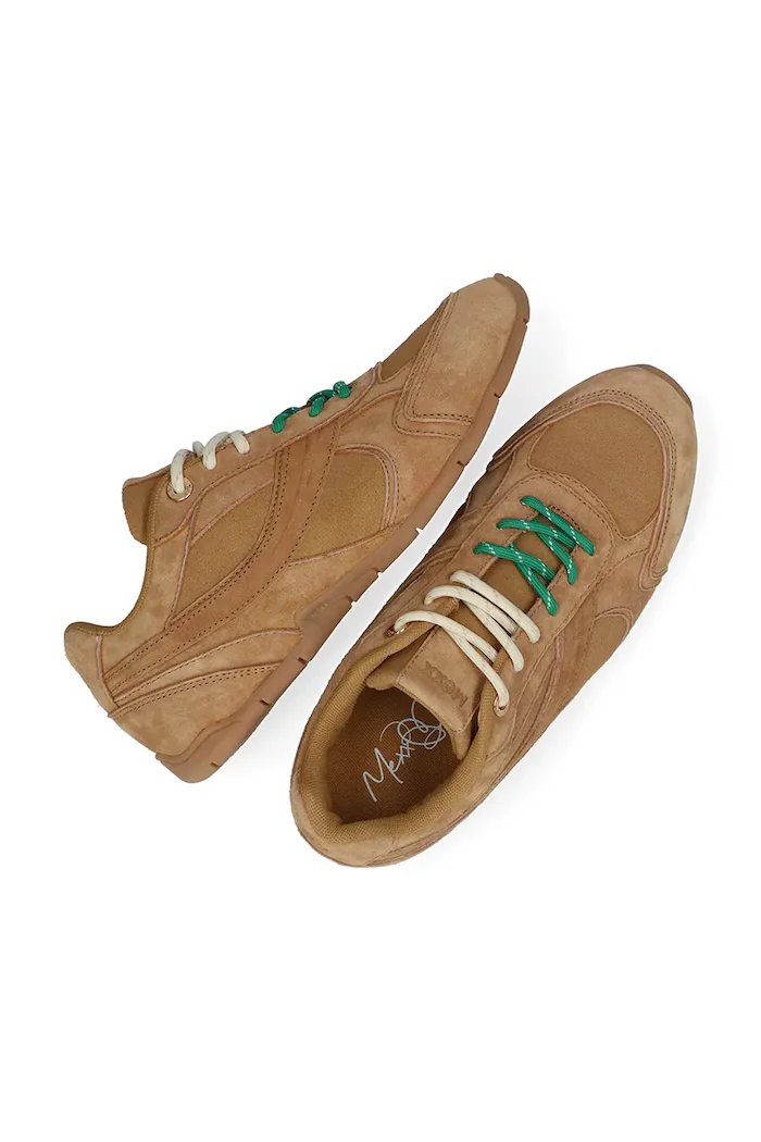 Mexx TYCE SPICY Sneaker маратонки дамски от кожа кафяви MI001001261W