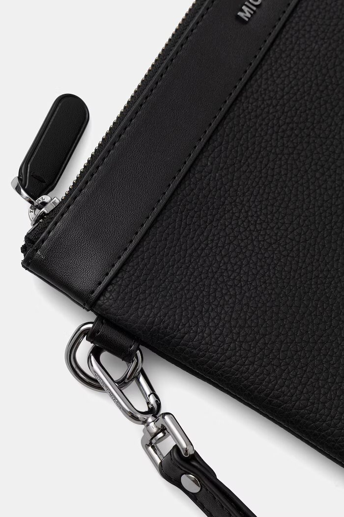 Michael Kors чанта през рамо мъжка от кожа черна 33S9MGYU2L