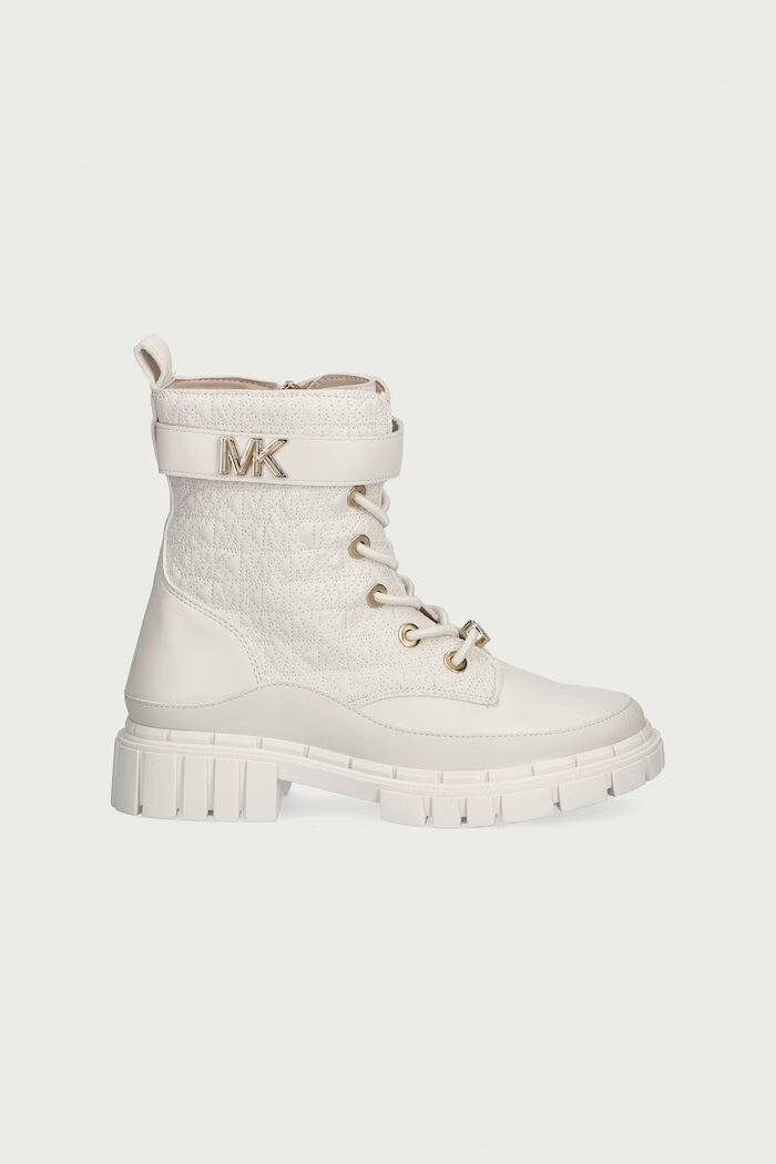 Michael Kors кубинки с платформа за деца BLAKE MK бежови MK05085256
