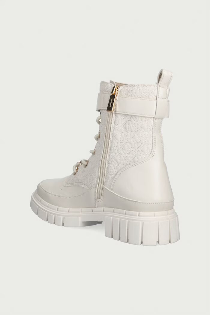 Michael Kors кубинки с платформа за деца BLAKE MK бежови MK05085256