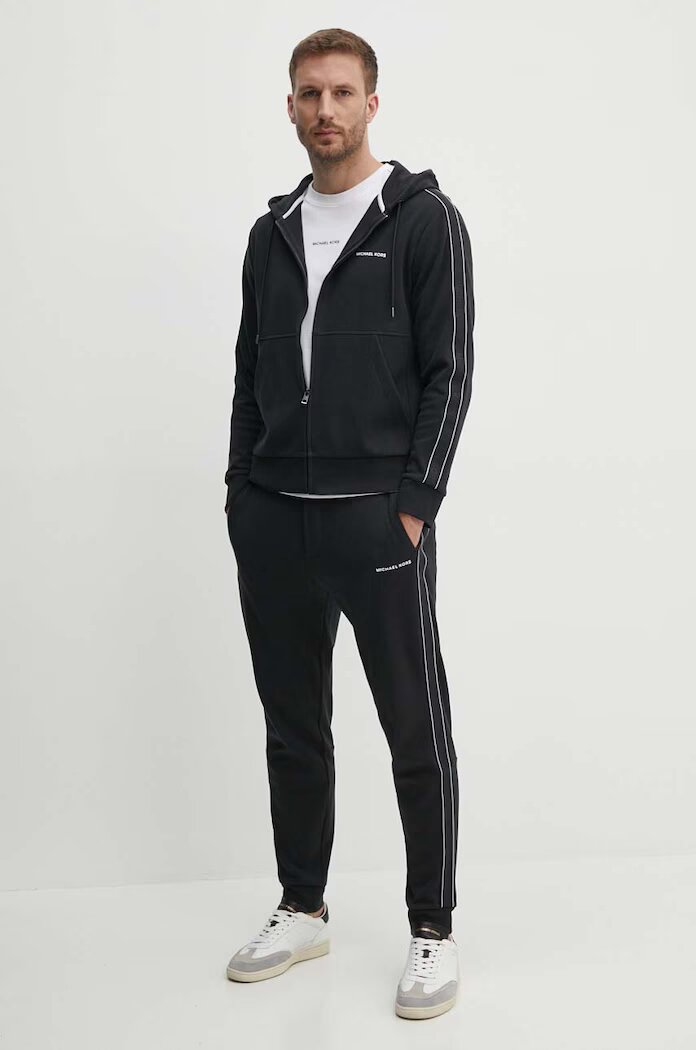 Michael Kors Памучна тениска в бяло с апликация CT4524E1V2