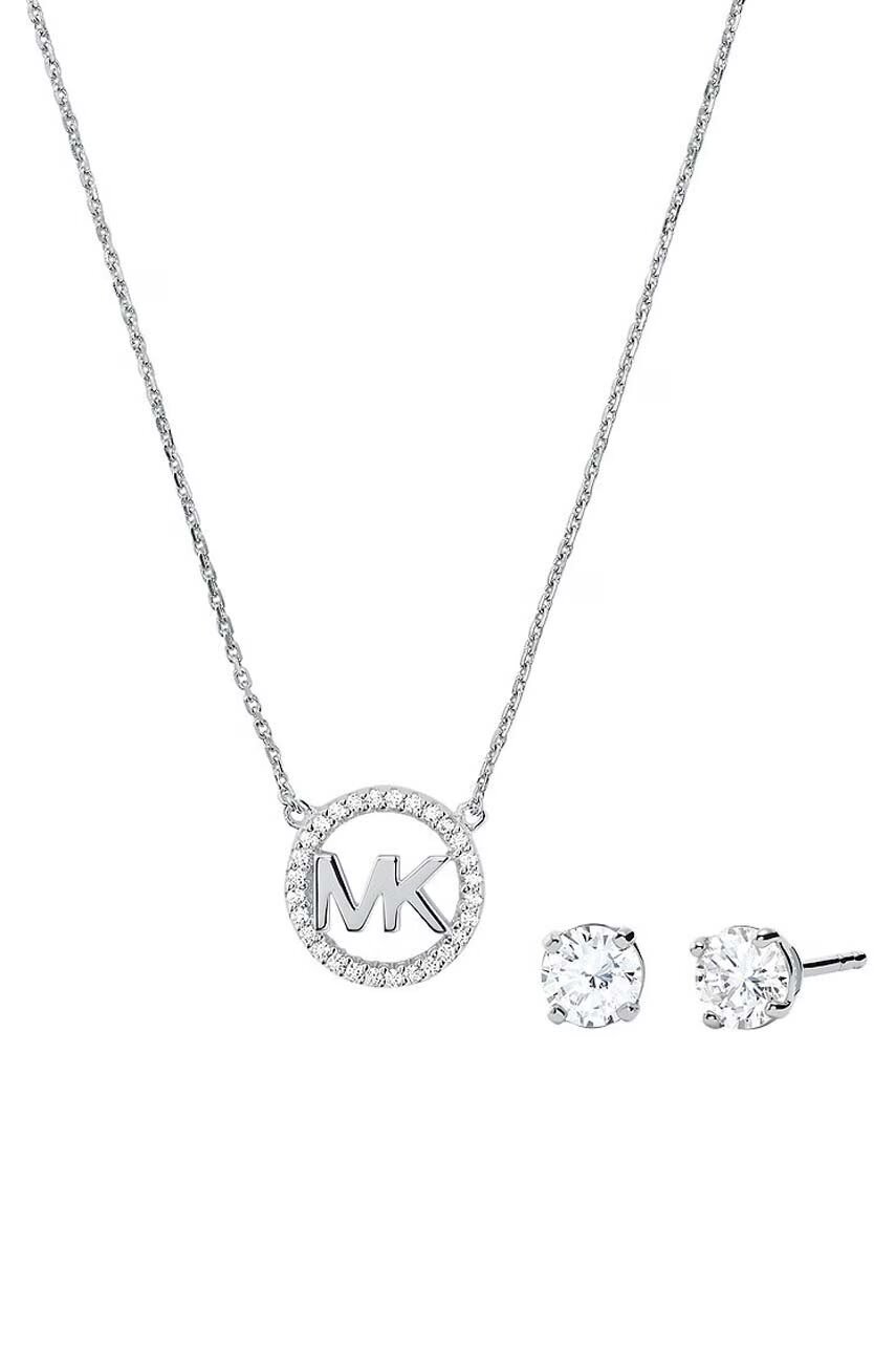 Michael Kors Сребърно колие и обици