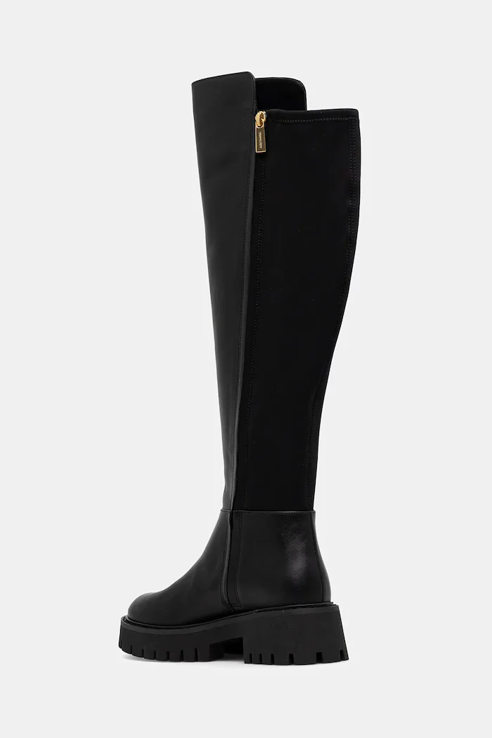 Michael Michael Kors Ботуши Asher в черно с равна подметка 40F4ASFB8L.001